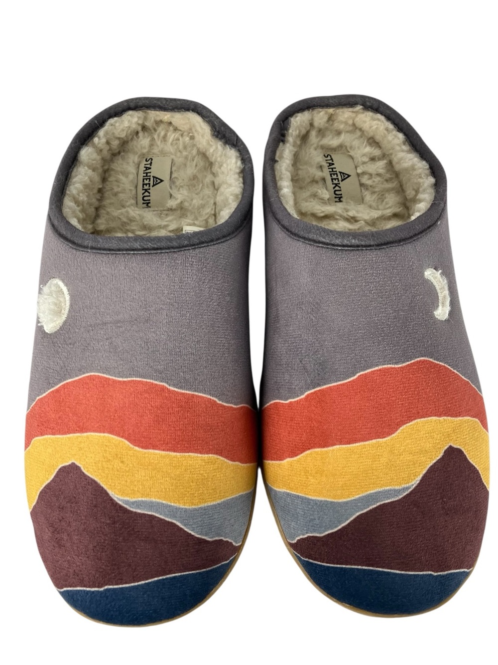 Staheekum Rainer Horizon Slippers Men's 9 Plush Lining TPR Outsole Gorpcore
